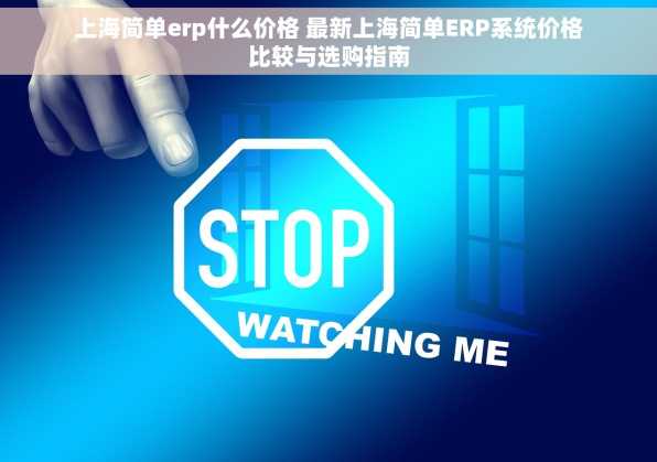 上海简单erp什么价格 最新上海简单ERP系统价格比较与选购指南