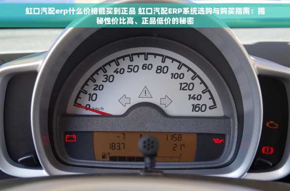 虹口汽配erp什么价格能买到正品 虹口汽配ERP系统选购与购买指南：揭秘性价比高、正品低价的秘密