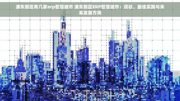 浦东新区有几家erp智慧城市 浦东新区ERP智慧城市：现状、最佳实践与未来发展方向