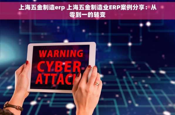 上海五金制造erp 上海五金制造业ERP案例分享：从零到一的转变