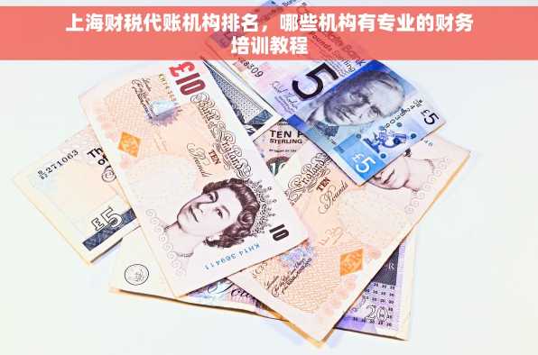 上海财税代账机构排名，哪些机构有专业的财务培训教程