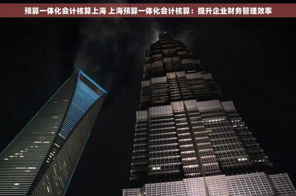 预算一体化会计核算上海 上海预算一体化会计核算：提升企业财务管理效率