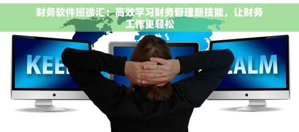 财务软件班徐汇：高效学习财务管理新技能，让财务工作更轻松