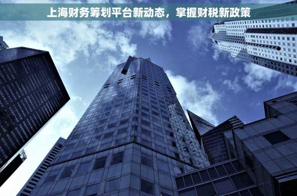 上海财务筹划平台新动态，掌握财税新政策