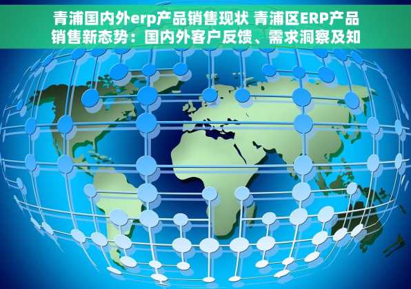 青浦国内外erp产品销售现状 青浦区ERP产品销售新态势：国内外客户反馈、需求洞察及知名产品销售策略与成效
