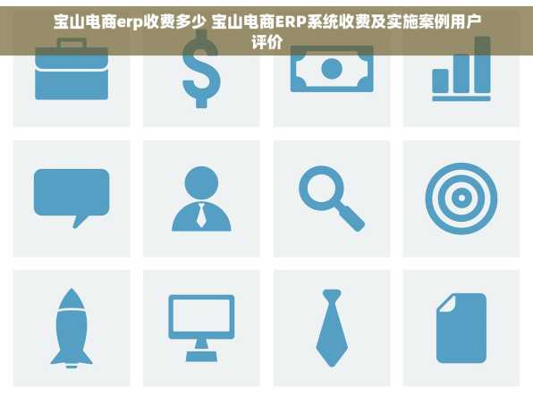 宝山电商erp收费多少 宝山电商ERP系统收费及实施案例用户评价