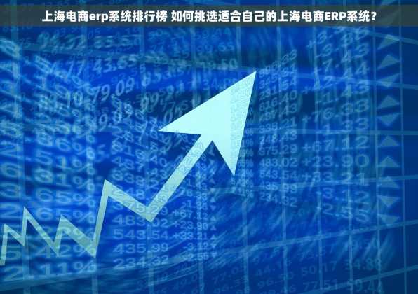 上海电商erp系统排行榜 如何挑选适合自己的上海电商ERP系统？