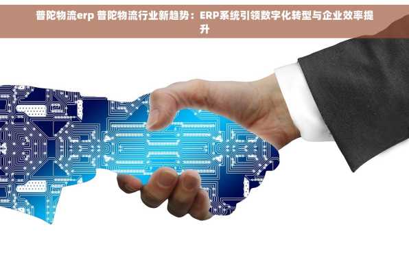普陀物流erp 普陀物流行业新趋势：ERP系统引领数字化转型与企业效率提升