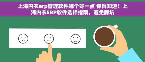 上海内衣erp管理软件哪个好一点 你得知道！上海内衣ERP软件选择指南，避免踩坑