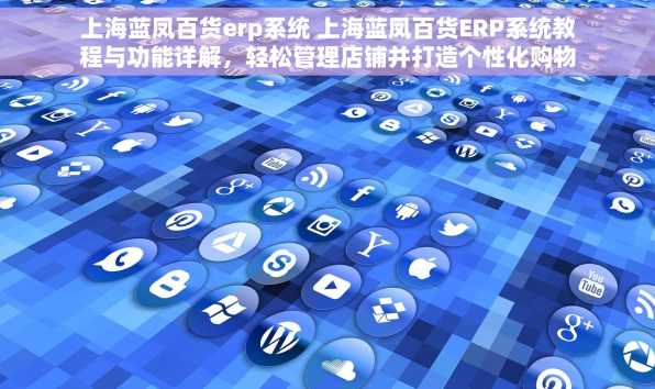 上海蓝凤百货erp系统 上海蓝凤百货ERP系统教程与功能详解，轻松管理店铺并打造个性化购物体验