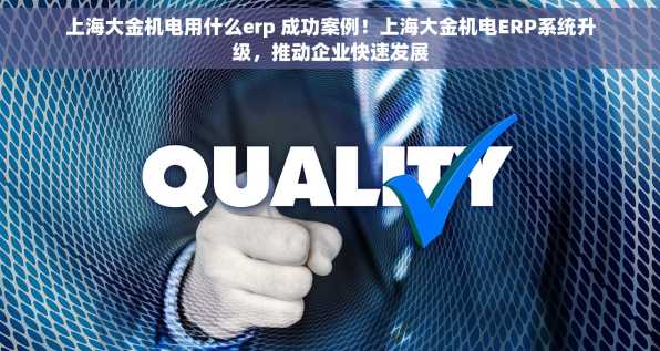 上海大金机电用什么erp 成功案例！上海大金机电ERP系统升级，推动企业快速发展