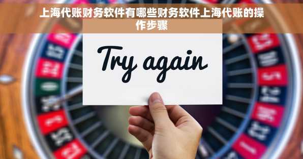 上海代账财务软件有哪些财务软件上海代账的操作步骤