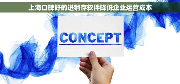 上海口碑好的进销存软件降低企业运营成本
