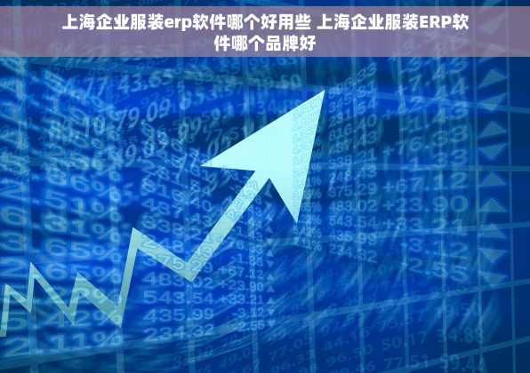 上海企业服装erp软件哪个好用些 上海企业服装ERP软件哪个品牌好