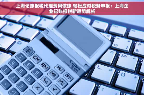 上海记账报税代理费用做账 轻松应对税务申报：上海企业记账报税新趋势解析