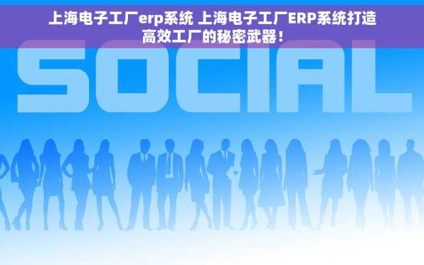 上海电子工厂erp系统 上海电子工厂ERP系统打造高效工厂的秘密武器！
