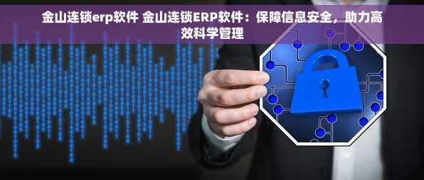 金山连锁erp软件 金山连锁ERP软件：保障信息安全，助力高效科学管理