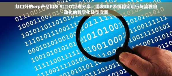虹口好的erp产品用友 虹口IT经理分享：用友ERP系统稳定运行与流程自动化的数字化转型实践