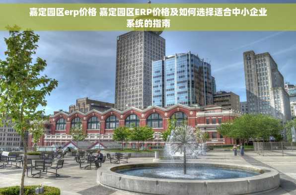 嘉定园区erp价格 嘉定园区ERP价格及如何选择适合中小企业系统的指南