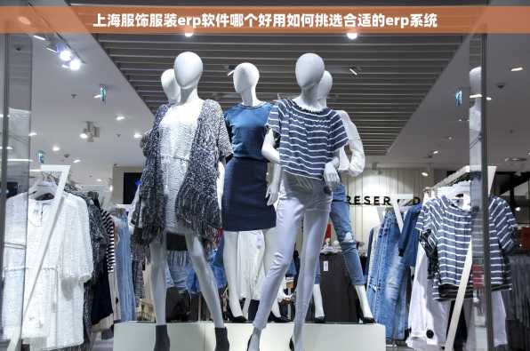 上海服饰服装erp软件哪个好用如何挑选合适的erp系统