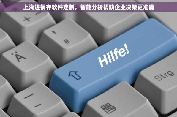 上海进销存软件定制，智能分析帮助企业决策更准确
