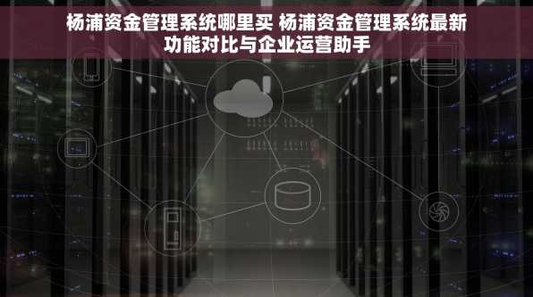 杨浦资金管理系统哪里买 杨浦资金管理系统最新功能对比与企业运营助手