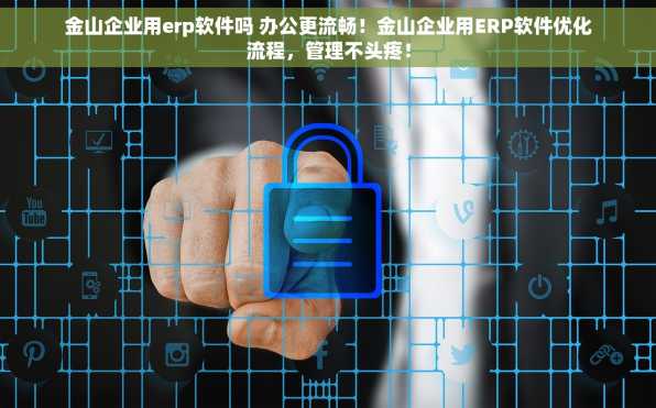 金山企业用erp软件吗 办公更流畅！金山企业用ERP软件优化流程，管理不头疼！