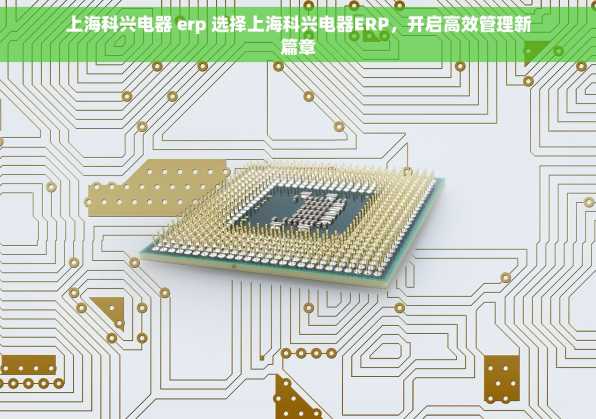 上海科兴电器 erp 选择上海科兴电器ERP，开启高效管理新篇章