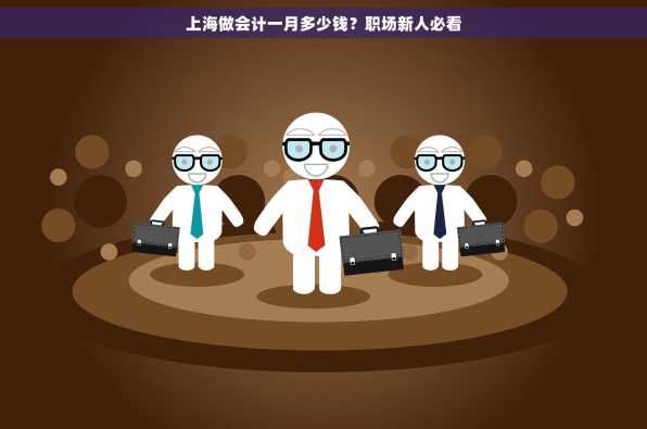 上海做会计一月多少钱？职场新人必看