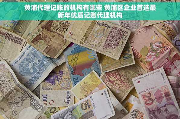 黄浦代理记账的机构有哪些 黄浦区企业首选最新年优质记账代理机构