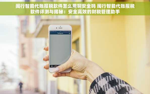 闽行智能代账报税软件怎么用啊安全吗 闽行智能代账报税软件评测与揭秘：安全高效的财税管理助手