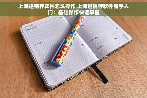 上海进销存软件怎么操作 上海进销存软件新手入门：基础操作快速掌握