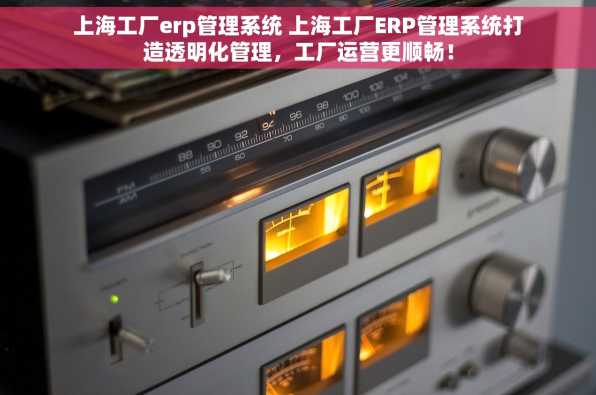 上海工厂erp管理系统 上海工厂ERP管理系统打造透明化管理，工厂运营更顺畅！