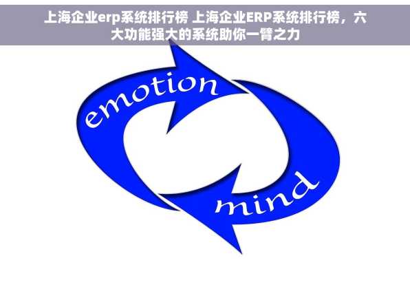 上海企业erp系统排行榜 上海企业ERP系统排行榜，六大功能强大的系统助你一臂之力