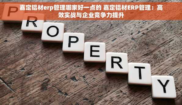 嘉定铝材erp管理哪家好一点的 嘉定铝材ERP管理：高效实战与企业竞争力提升
