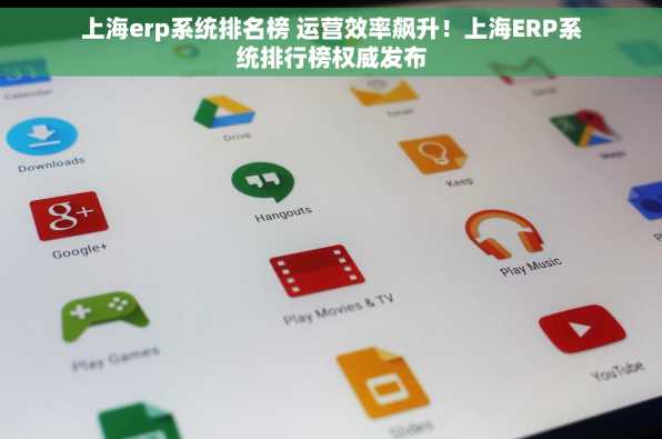 上海erp系统排名榜 运营效率飙升！上海ERP系统排行榜权威发布