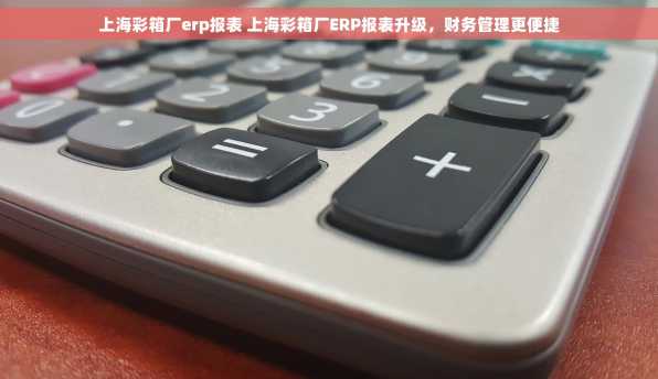 上海彩箱厂erp报表 上海彩箱厂ERP报表升级，财务管理更便捷