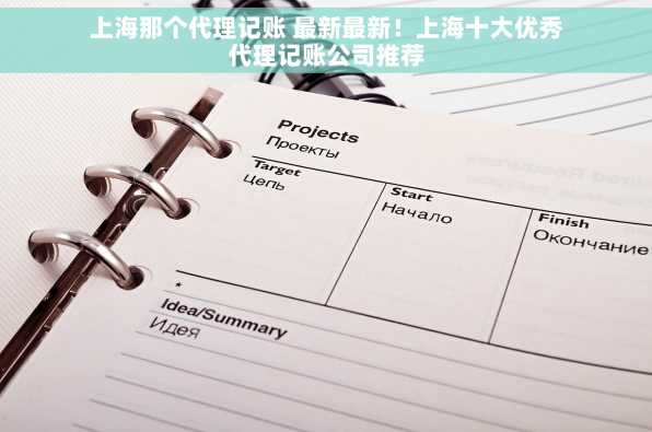 上海那个代理记账 最新最新！上海十大优秀代理记账公司推荐