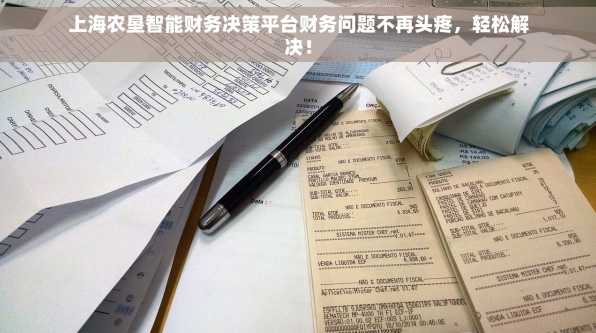 上海农垦智能财务决策平台财务问题不再头疼，轻松解决！