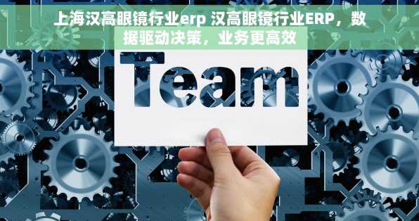 上海汉高眼镜行业erp 汉高眼镜行业ERP，数据驱动决策，业务更高效