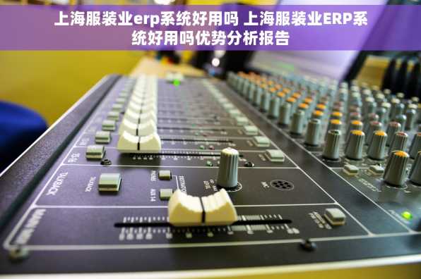上海服装业erp系统好用吗 上海服装业ERP系统好用吗优势分析报告