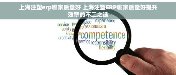 上海注塑erp哪家质量好 上海注塑ERP哪家质量好提升效率的不二之选