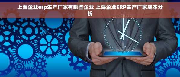 上海企业erp生产厂家有哪些企业 上海企业ERP生产厂家成本分析