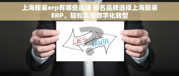 上海服装erp有哪些品牌 知名品牌选择上海服装ERP，轻松实现数字化转型