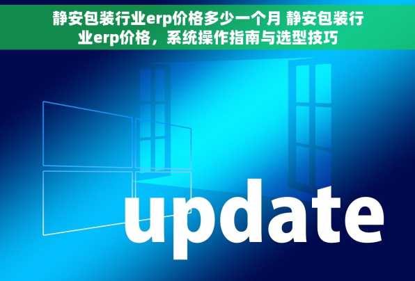 静安包装行业erp价格多少一个月 静安包装行业erp价格，系统操作指南与选型技巧