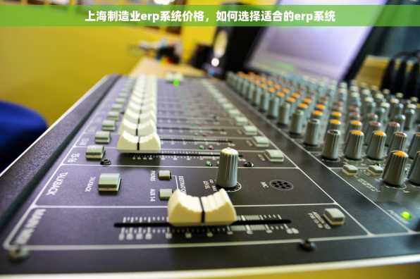 上海制造业erp系统价格，如何选择适合的erp系统