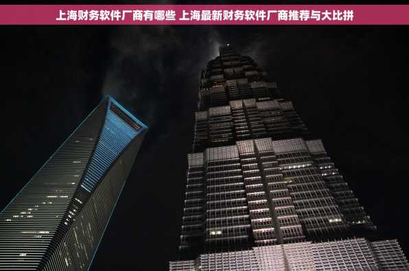 上海财务软件厂商有哪些 上海最新财务软件厂商推荐与大比拼