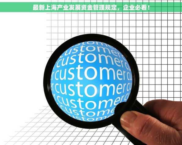 最新上海产业发展资金管理规定，企业必看！