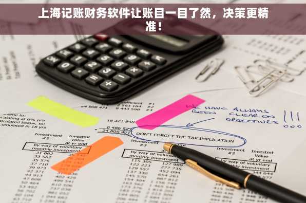 上海记账财务软件让账目一目了然，决策更精准！