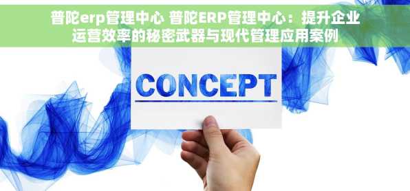 普陀erp管理中心 普陀ERP管理中心：提升企业运营效率的秘密武器与现代管理应用案例